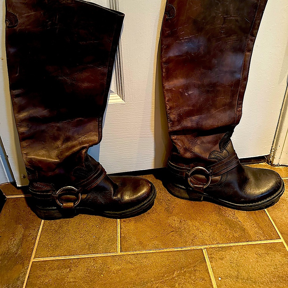 Steve Madden Moto/Riding Leather Boots